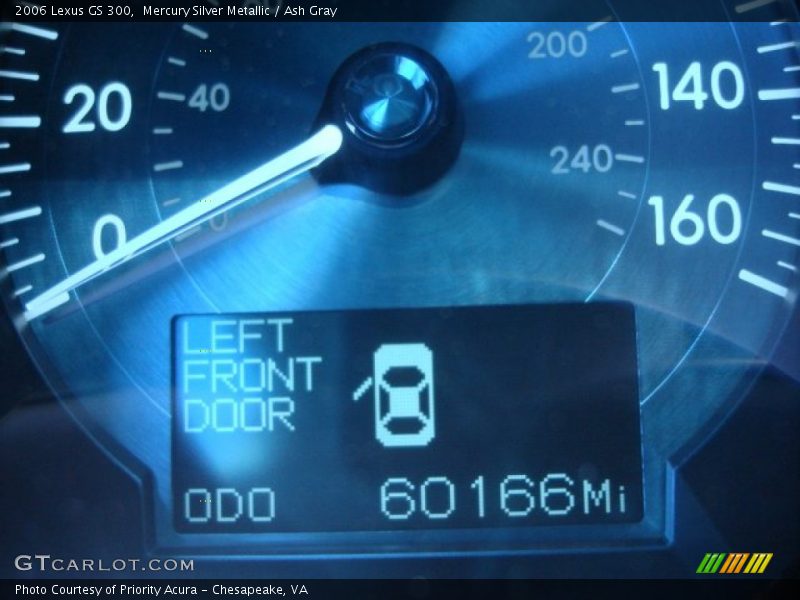 Mercury Silver Metallic / Ash Gray 2006 Lexus GS 300