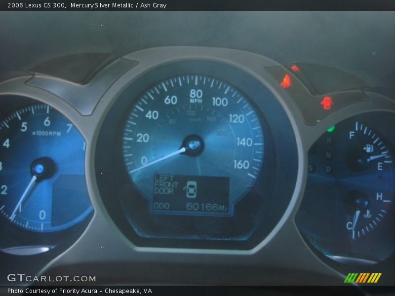 Mercury Silver Metallic / Ash Gray 2006 Lexus GS 300