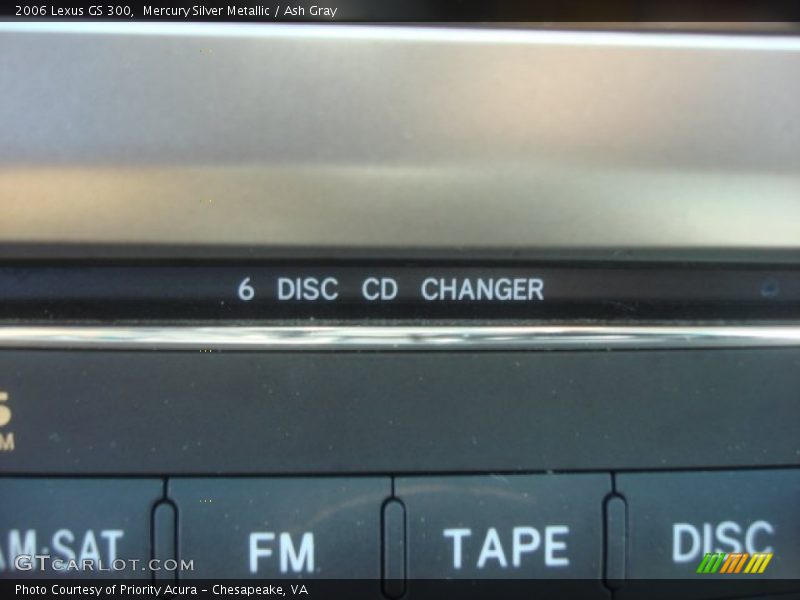 Mercury Silver Metallic / Ash Gray 2006 Lexus GS 300