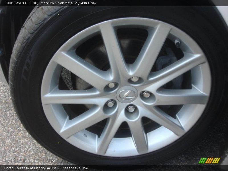 Mercury Silver Metallic / Ash Gray 2006 Lexus GS 300