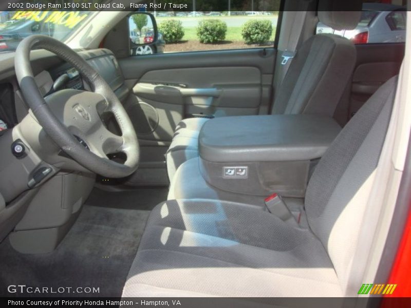 Flame Red / Taupe 2002 Dodge Ram 1500 SLT Quad Cab