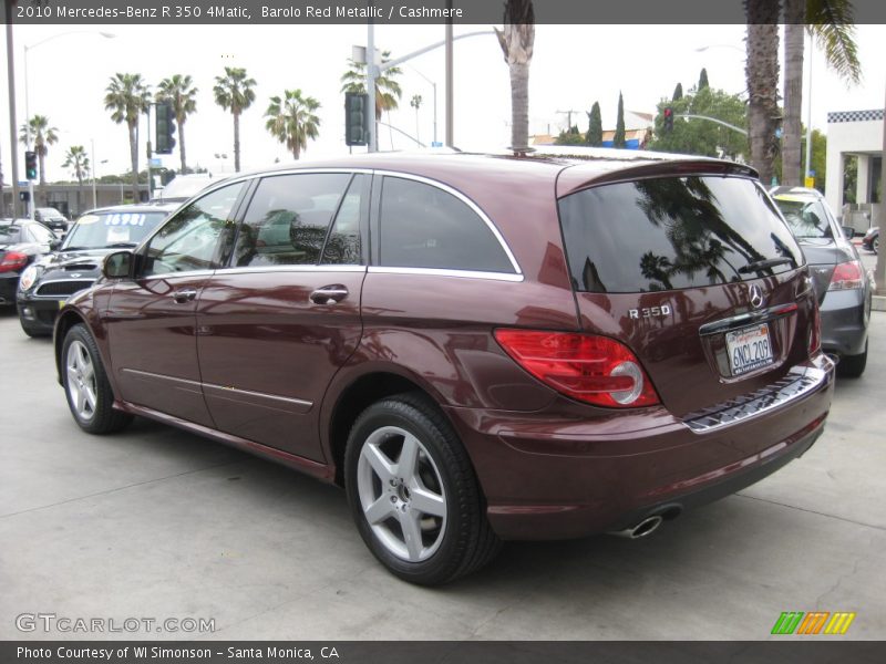 Barolo Red Metallic / Cashmere 2010 Mercedes-Benz R 350 4Matic