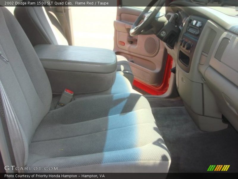 Flame Red / Taupe 2002 Dodge Ram 1500 SLT Quad Cab