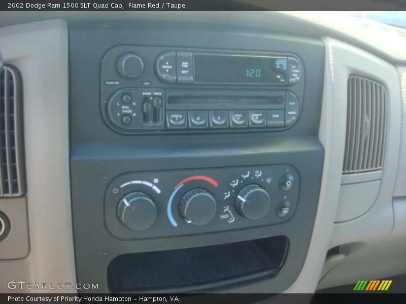 Flame Red / Taupe 2002 Dodge Ram 1500 SLT Quad Cab