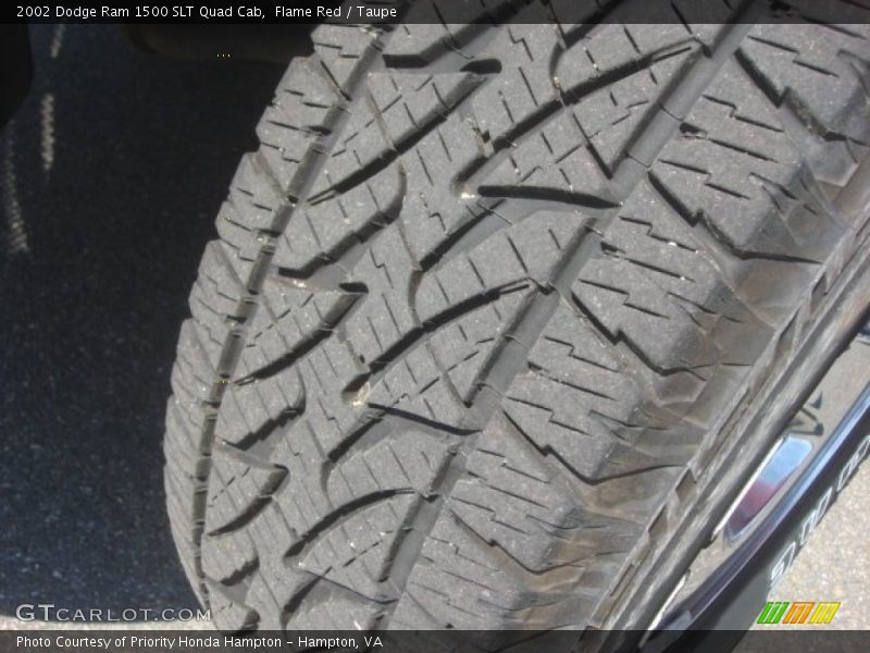 Flame Red / Taupe 2002 Dodge Ram 1500 SLT Quad Cab