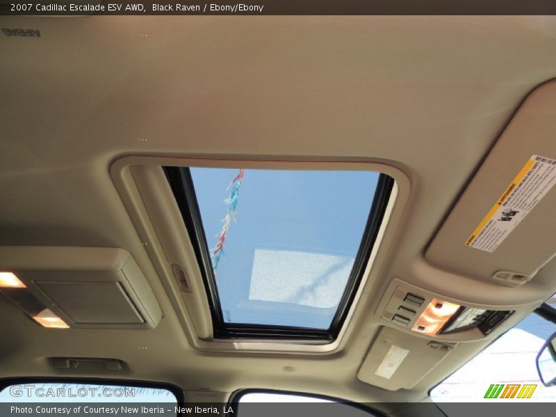 Black Raven / Ebony/Ebony 2007 Cadillac Escalade ESV AWD