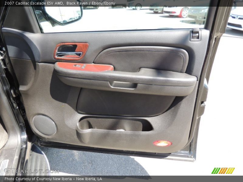 Black Raven / Ebony/Ebony 2007 Cadillac Escalade ESV AWD