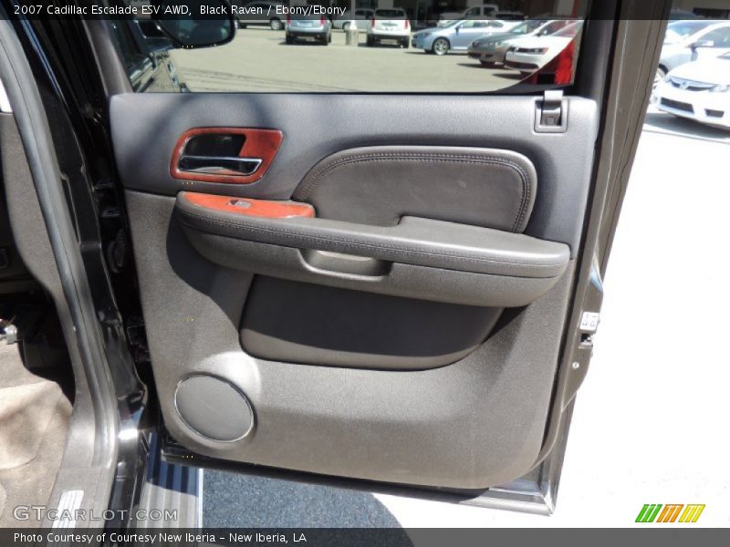 Black Raven / Ebony/Ebony 2007 Cadillac Escalade ESV AWD