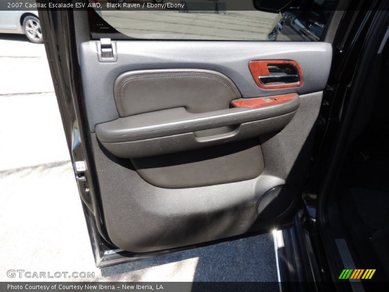 Black Raven / Ebony/Ebony 2007 Cadillac Escalade ESV AWD