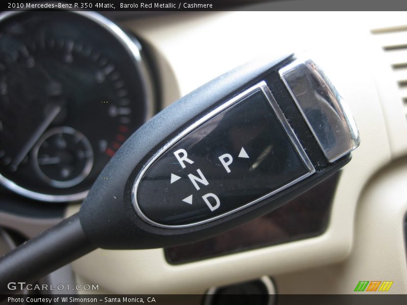  2010 R 350 4Matic 7 Speed Touchshift Automatic Shifter