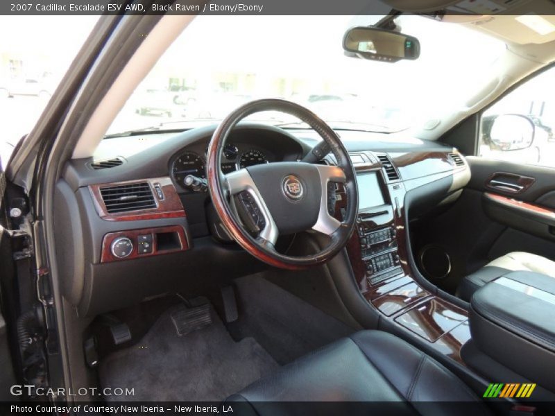 Black Raven / Ebony/Ebony 2007 Cadillac Escalade ESV AWD