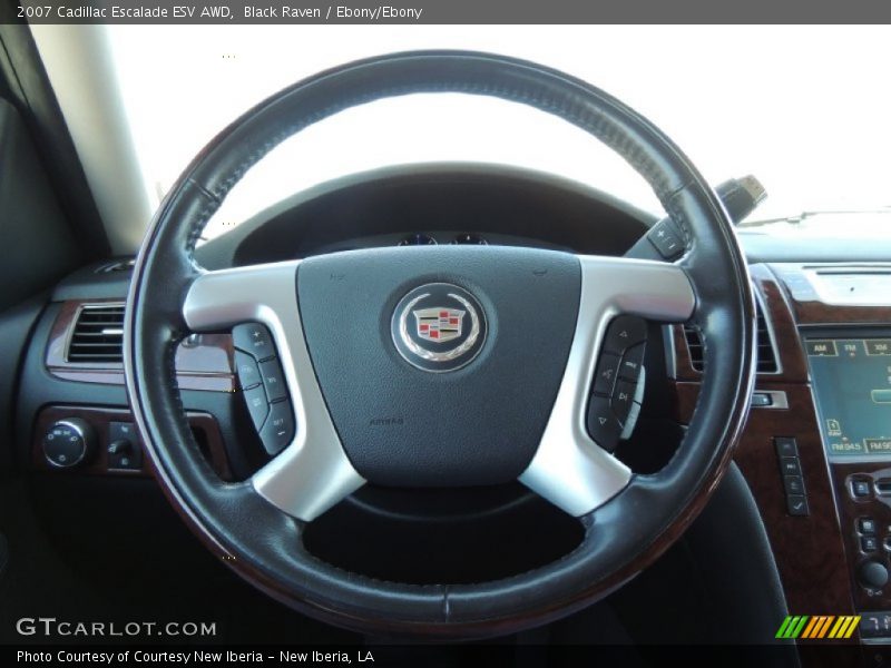 Black Raven / Ebony/Ebony 2007 Cadillac Escalade ESV AWD