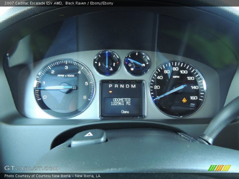 Black Raven / Ebony/Ebony 2007 Cadillac Escalade ESV AWD