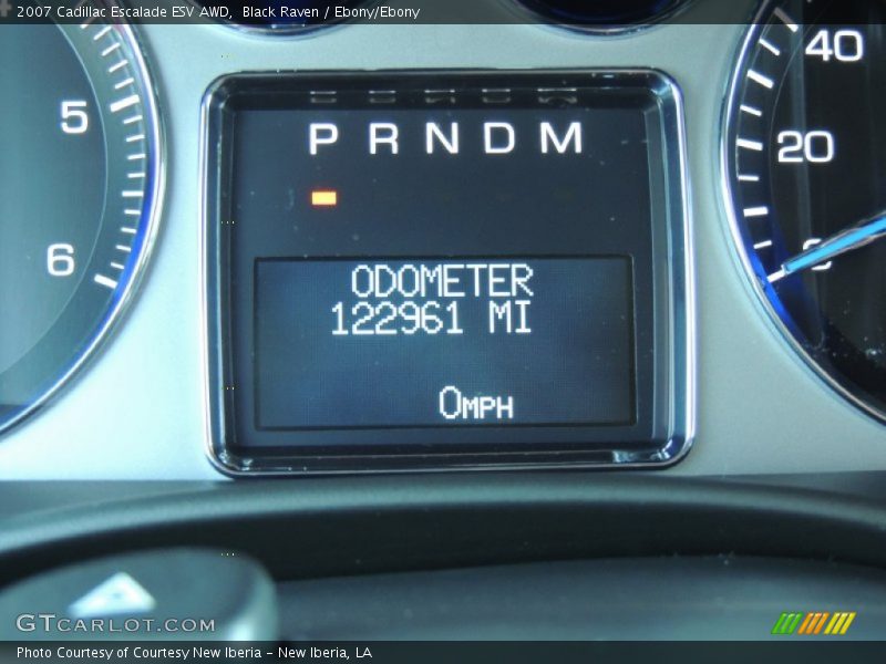 Black Raven / Ebony/Ebony 2007 Cadillac Escalade ESV AWD