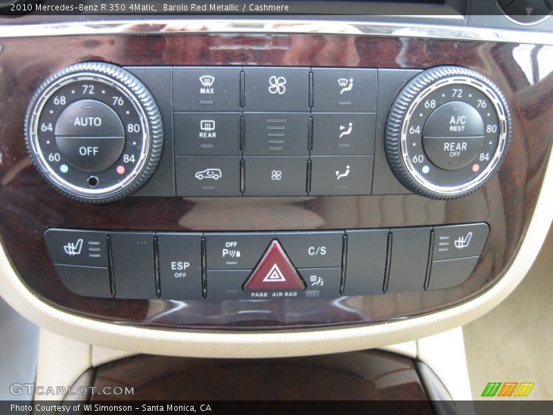 Controls of 2010 R 350 4Matic