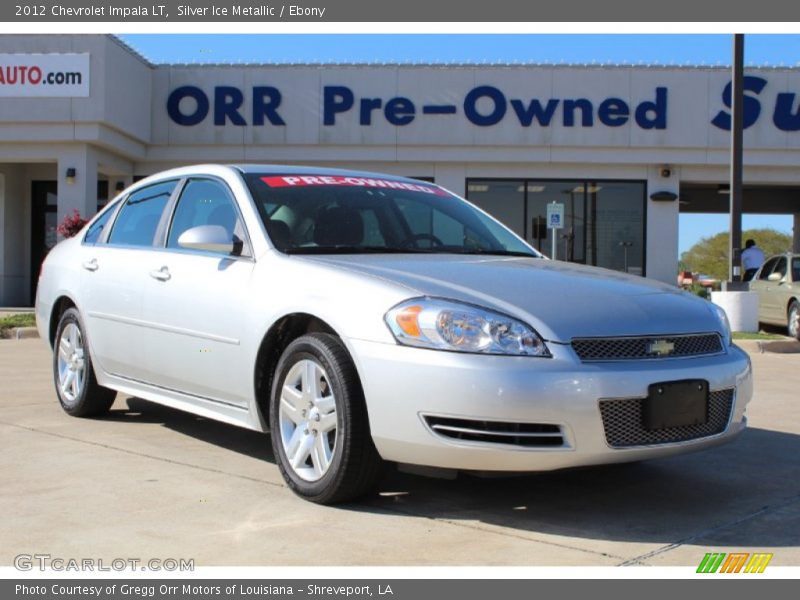 Silver Ice Metallic / Ebony 2012 Chevrolet Impala LT