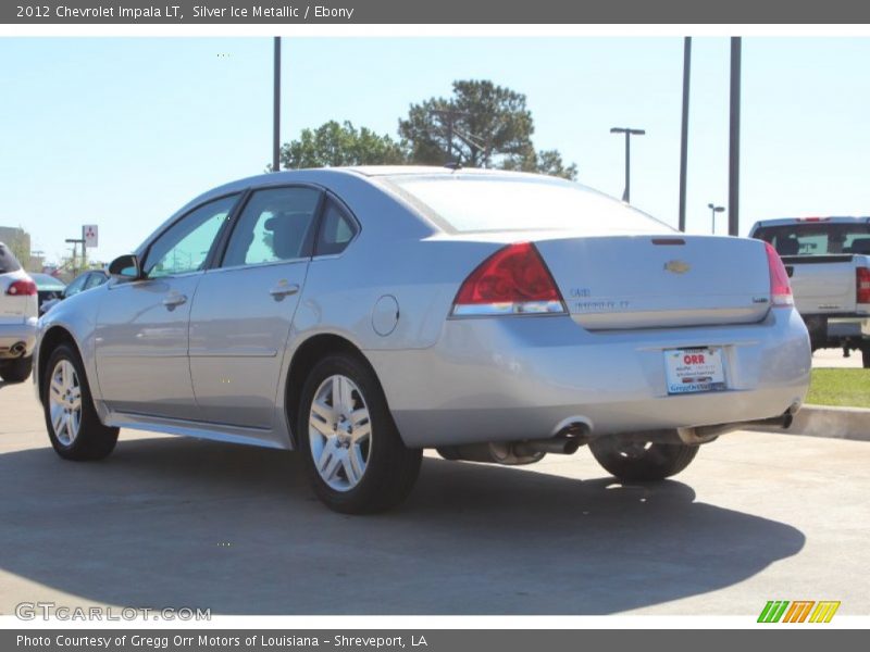 Silver Ice Metallic / Ebony 2012 Chevrolet Impala LT