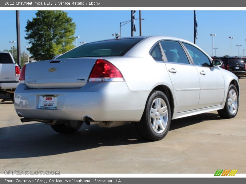 Silver Ice Metallic / Ebony 2012 Chevrolet Impala LT
