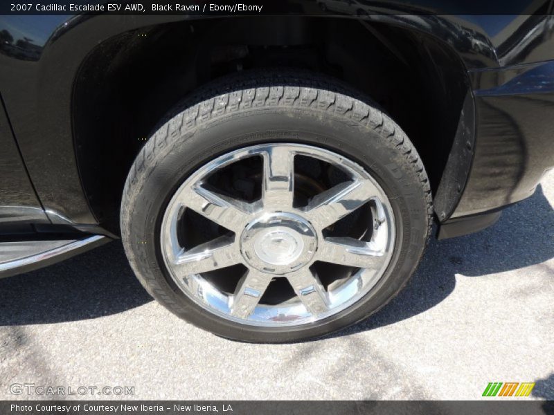 Black Raven / Ebony/Ebony 2007 Cadillac Escalade ESV AWD