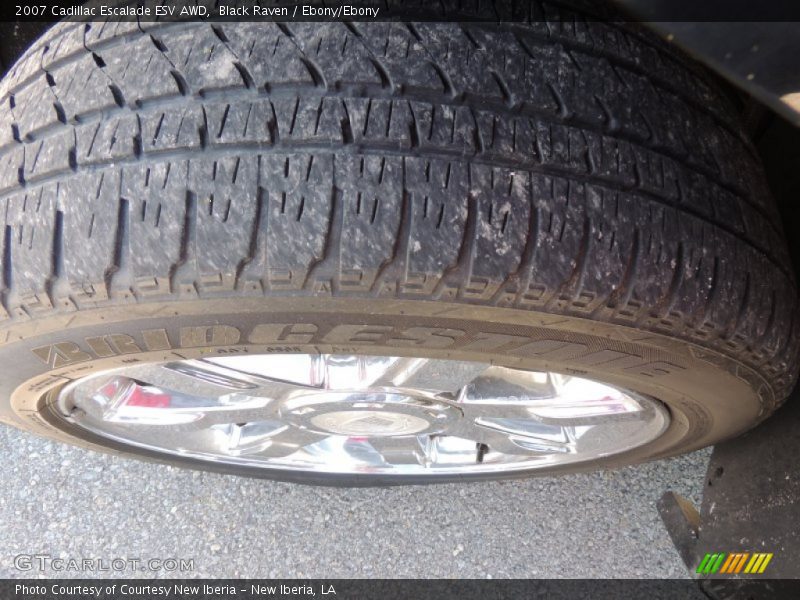 Black Raven / Ebony/Ebony 2007 Cadillac Escalade ESV AWD