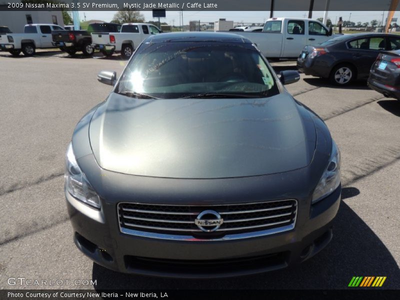 Mystic Jade Metallic / Caffe Latte 2009 Nissan Maxima 3.5 SV Premium