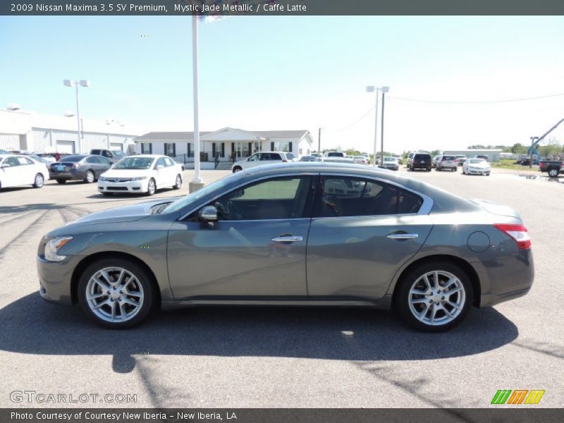 Mystic Jade Metallic / Caffe Latte 2009 Nissan Maxima 3.5 SV Premium