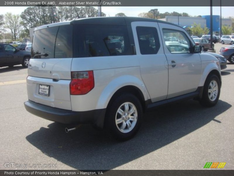 Alabaster Silver Metallic / Gray/Black 2008 Honda Element EX AWD