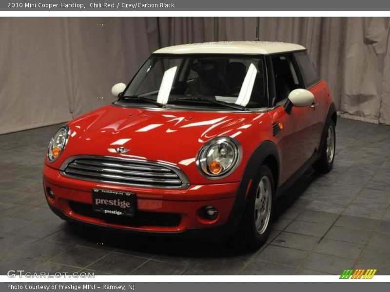 Chili Red / Grey/Carbon Black 2010 Mini Cooper Hardtop