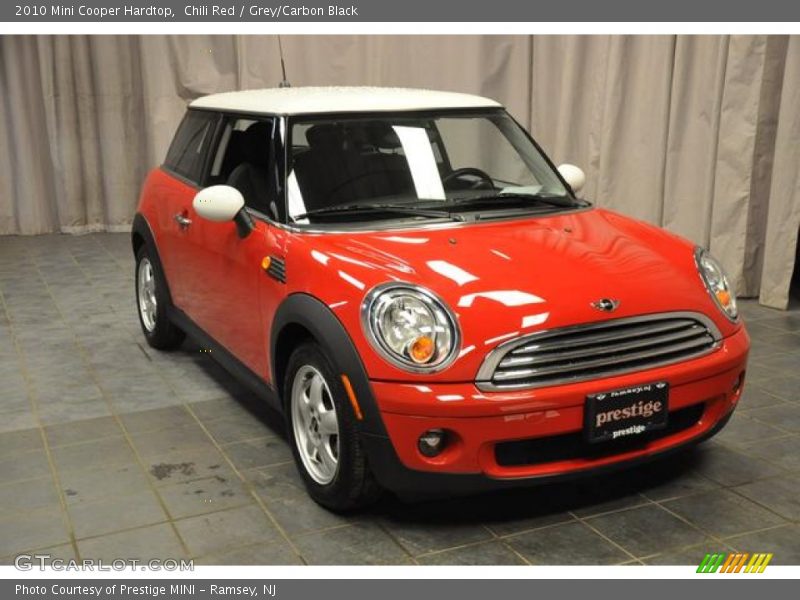 Chili Red / Grey/Carbon Black 2010 Mini Cooper Hardtop