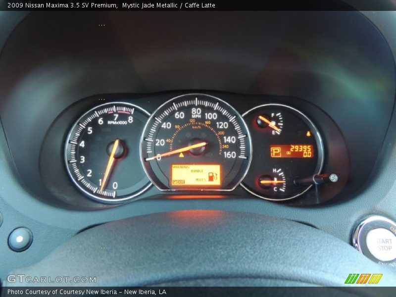 Mystic Jade Metallic / Caffe Latte 2009 Nissan Maxima 3.5 SV Premium