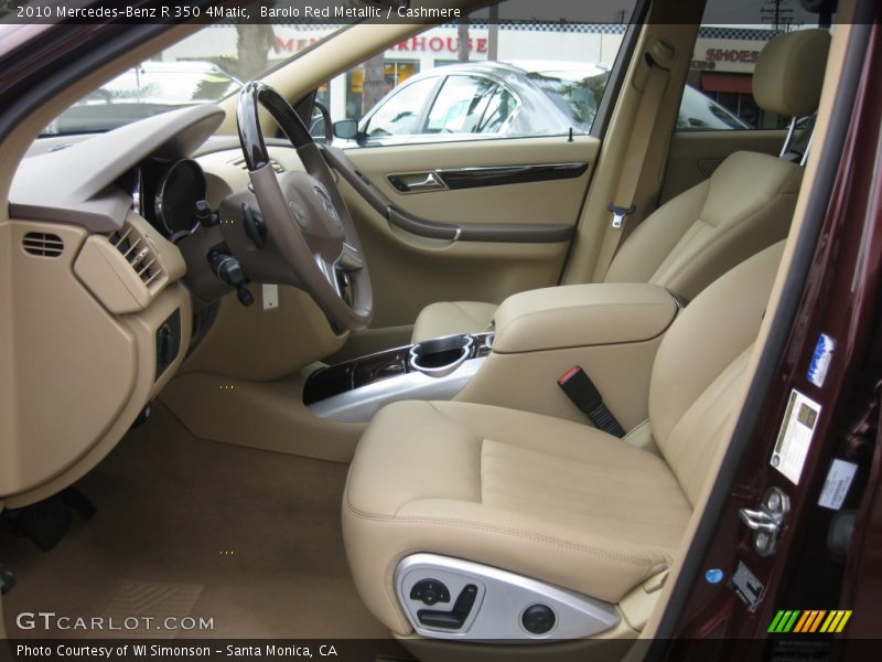  2010 R 350 4Matic Cashmere Interior