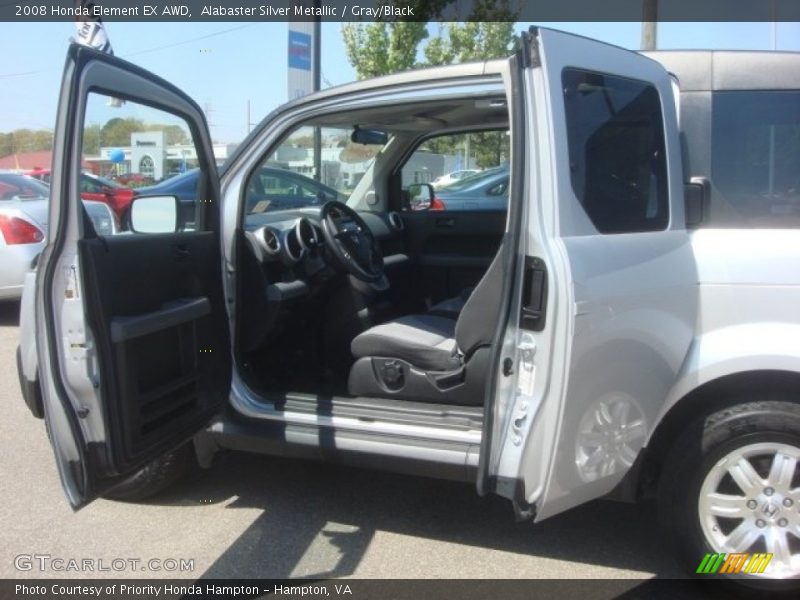 Alabaster Silver Metallic / Gray/Black 2008 Honda Element EX AWD