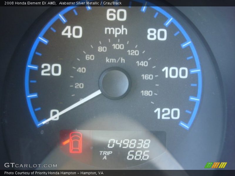 Alabaster Silver Metallic / Gray/Black 2008 Honda Element EX AWD