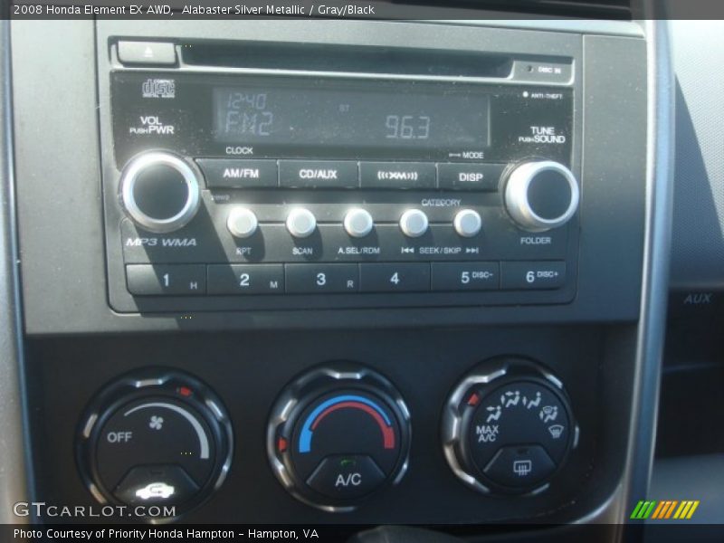Controls of 2008 Element EX AWD