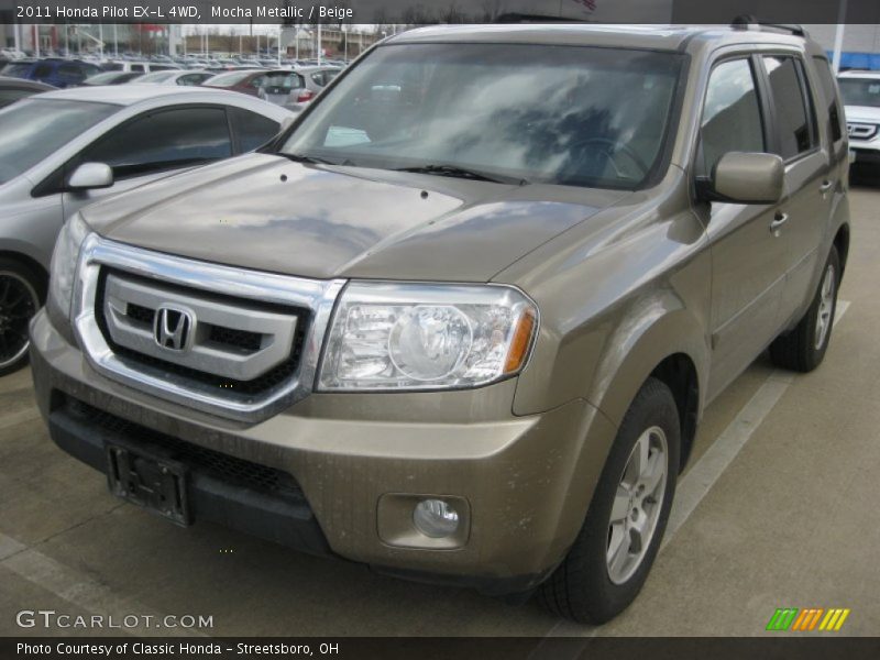 Mocha Metallic / Beige 2011 Honda Pilot EX-L 4WD