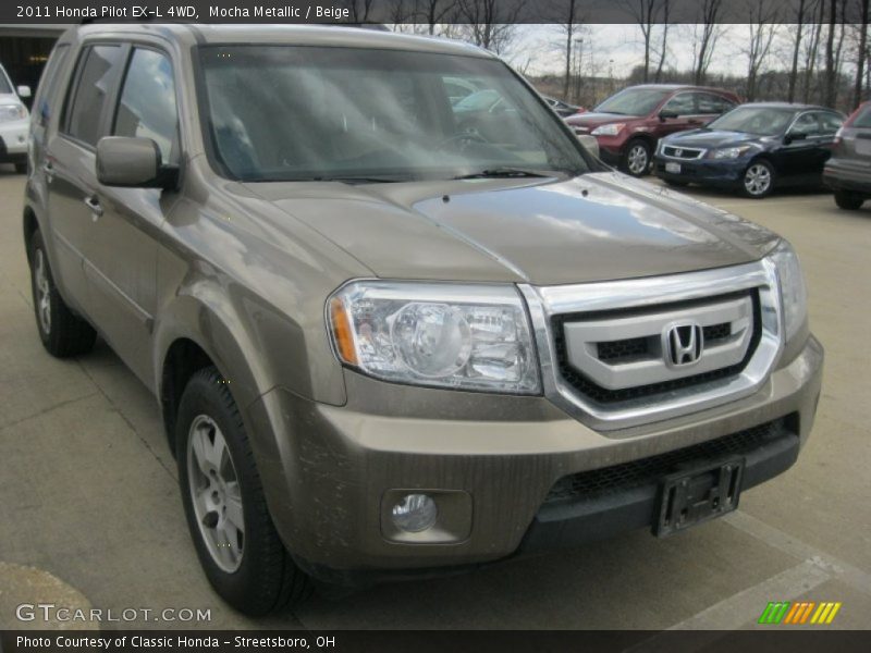 Mocha Metallic / Beige 2011 Honda Pilot EX-L 4WD