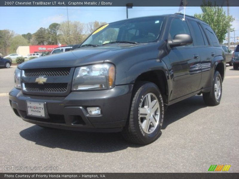 Graphite Metallic / Ebony 2007 Chevrolet TrailBlazer LT 4x4