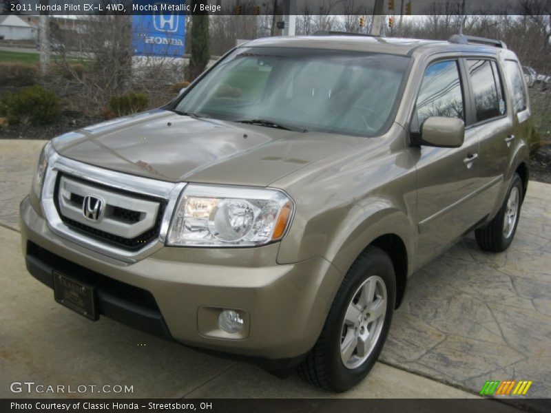 Mocha Metallic / Beige 2011 Honda Pilot EX-L 4WD