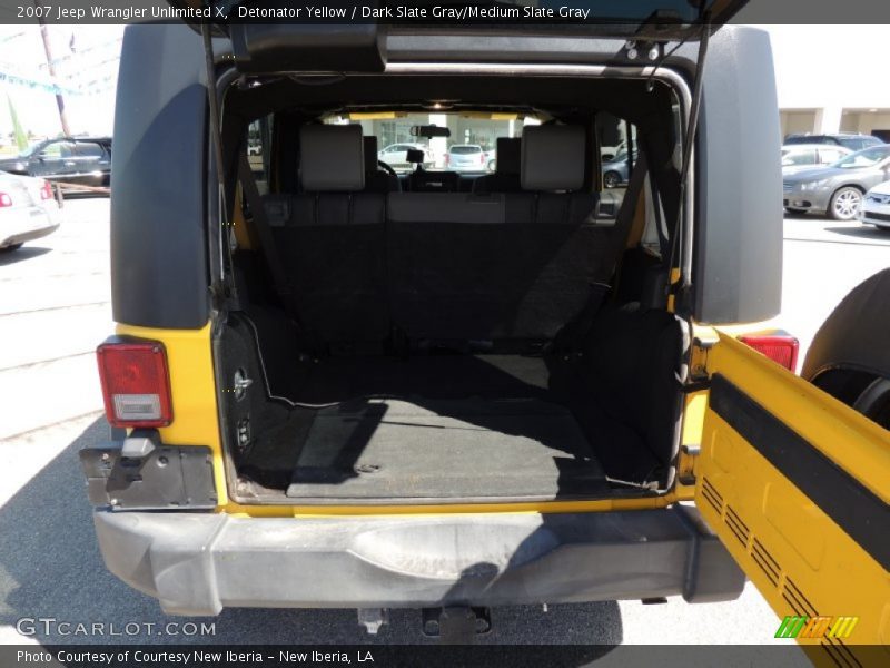 Detonator Yellow / Dark Slate Gray/Medium Slate Gray 2007 Jeep Wrangler Unlimited X