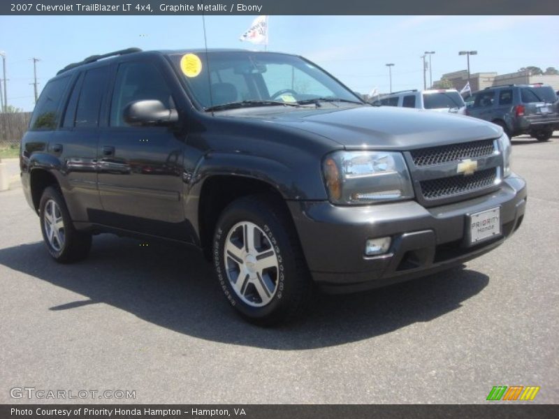 Graphite Metallic / Ebony 2007 Chevrolet TrailBlazer LT 4x4