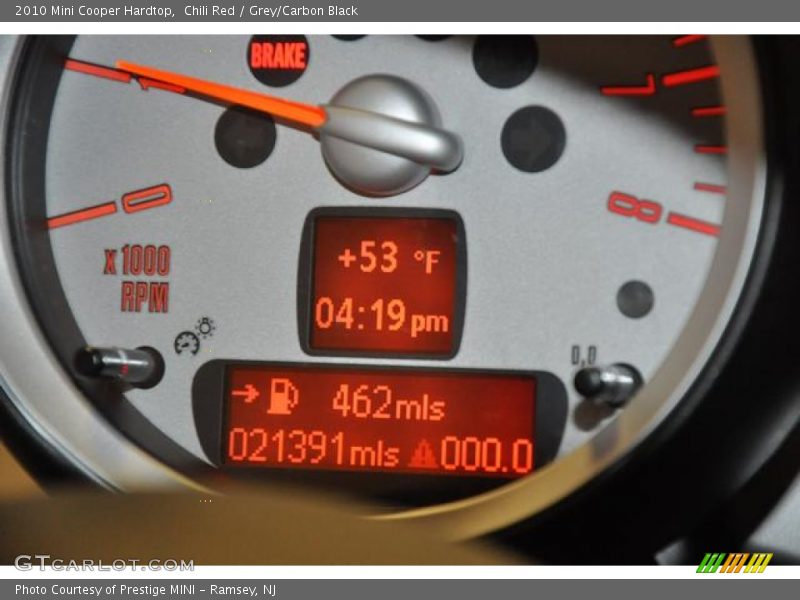 Chili Red / Grey/Carbon Black 2010 Mini Cooper Hardtop