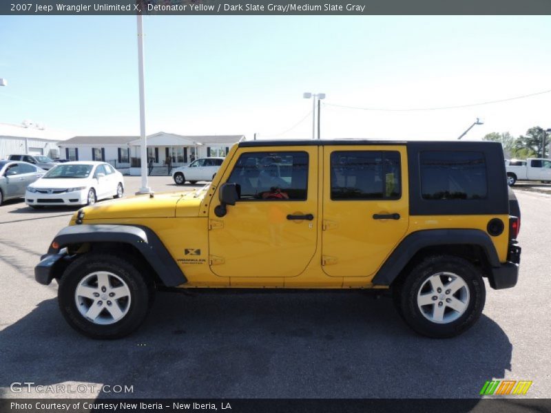  2007 Wrangler Unlimited X Detonator Yellow