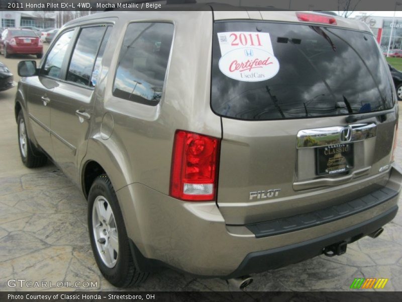 Mocha Metallic / Beige 2011 Honda Pilot EX-L 4WD