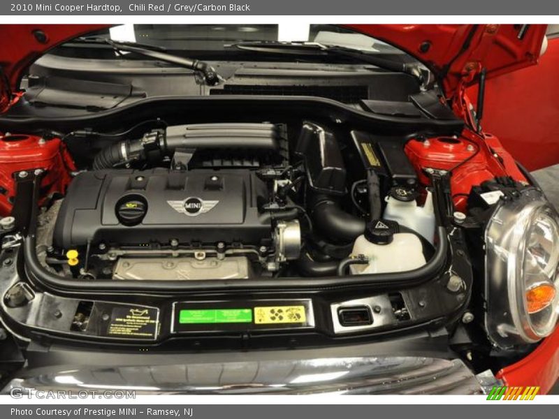 Chili Red / Grey/Carbon Black 2010 Mini Cooper Hardtop
