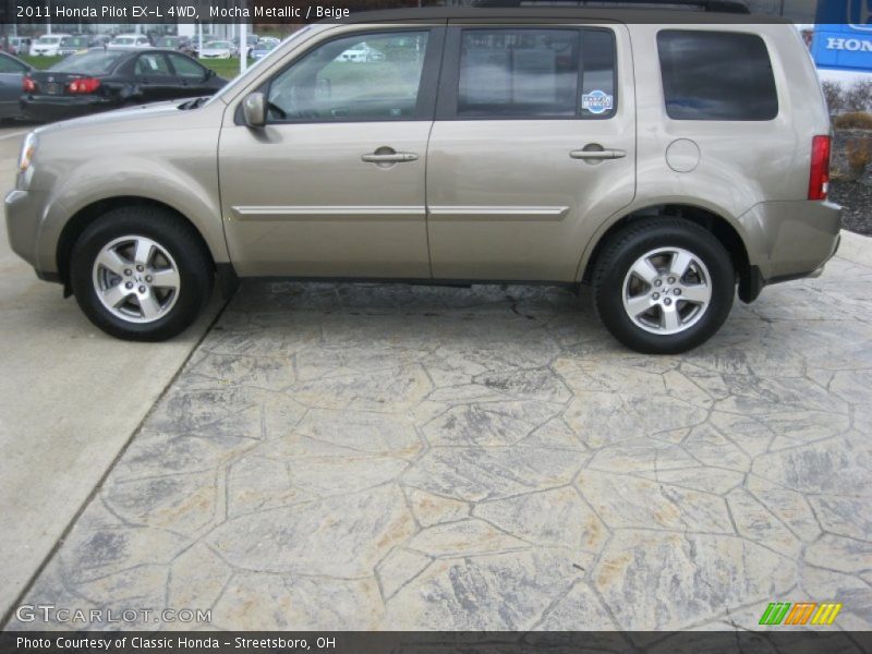 Mocha Metallic / Beige 2011 Honda Pilot EX-L 4WD