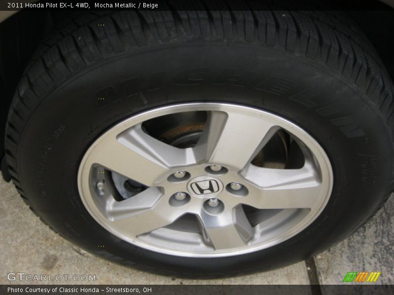 Mocha Metallic / Beige 2011 Honda Pilot EX-L 4WD