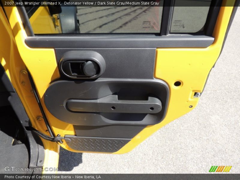 Detonator Yellow / Dark Slate Gray/Medium Slate Gray 2007 Jeep Wrangler Unlimited X