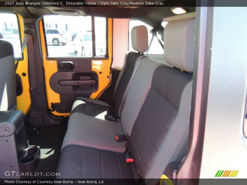 Detonator Yellow / Dark Slate Gray/Medium Slate Gray 2007 Jeep Wrangler Unlimited X