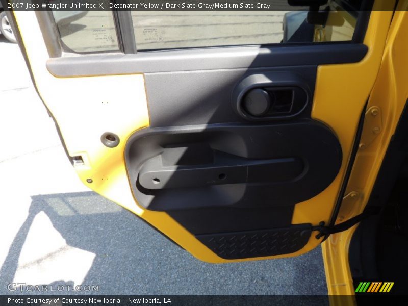 Detonator Yellow / Dark Slate Gray/Medium Slate Gray 2007 Jeep Wrangler Unlimited X