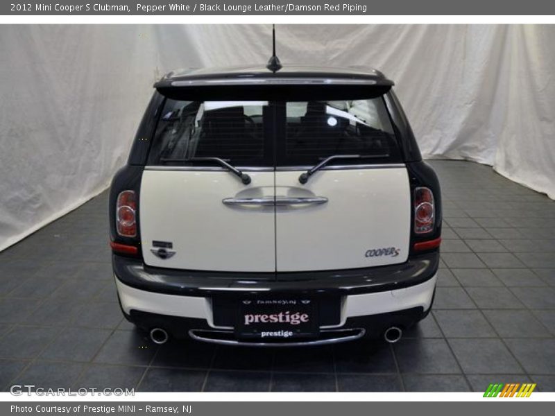 Pepper White / Black Lounge Leather/Damson Red Piping 2012 Mini Cooper S Clubman